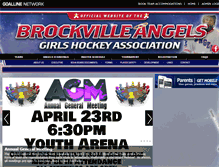 Tablet Screenshot of brockvilleangels.ca